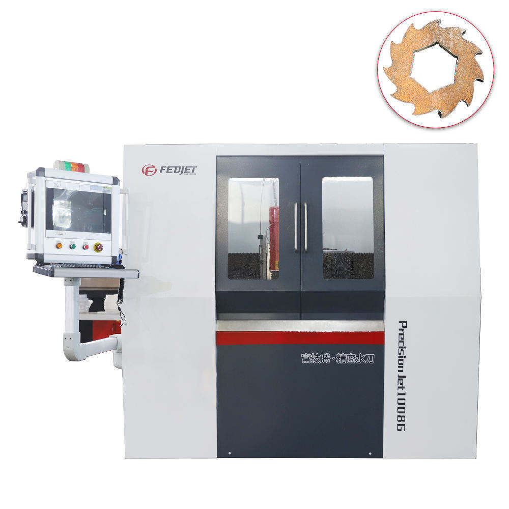 Chinese professional manufacturer High precision 1000*1000mm cnc 3/5 axis small water jet marble cutting machine