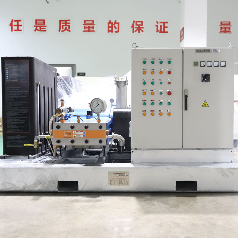 Ship surface high pressure waterblasting machine cleaning robot hydro blasting machine