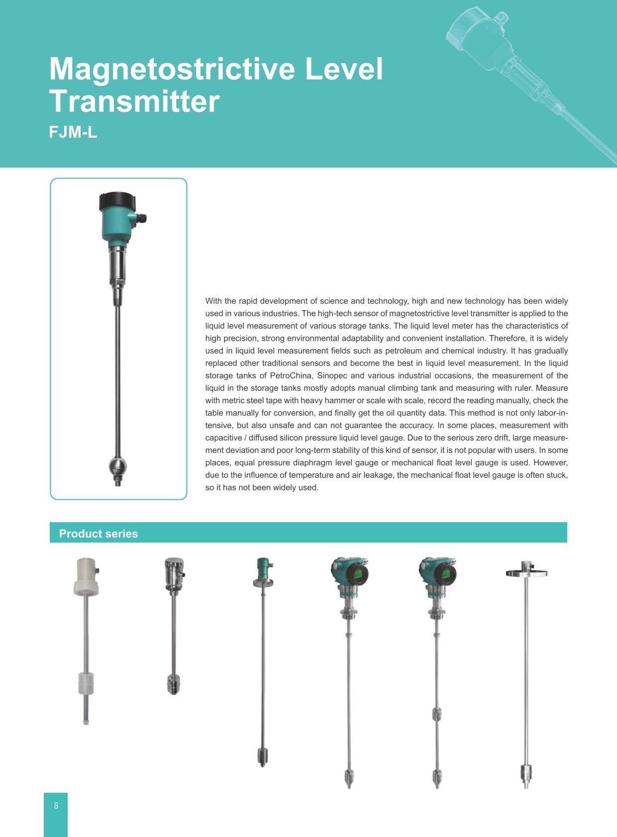 Gas station automatic fuel tank gauge magnetostrictive probe sensor floating ball level gauge ATG