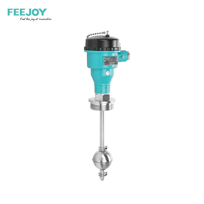 Magnetic Continuous Float Level Gauge SS316L Float Level Transmitter / sensor Water Tank Float Ball Water Level Meter Indicator