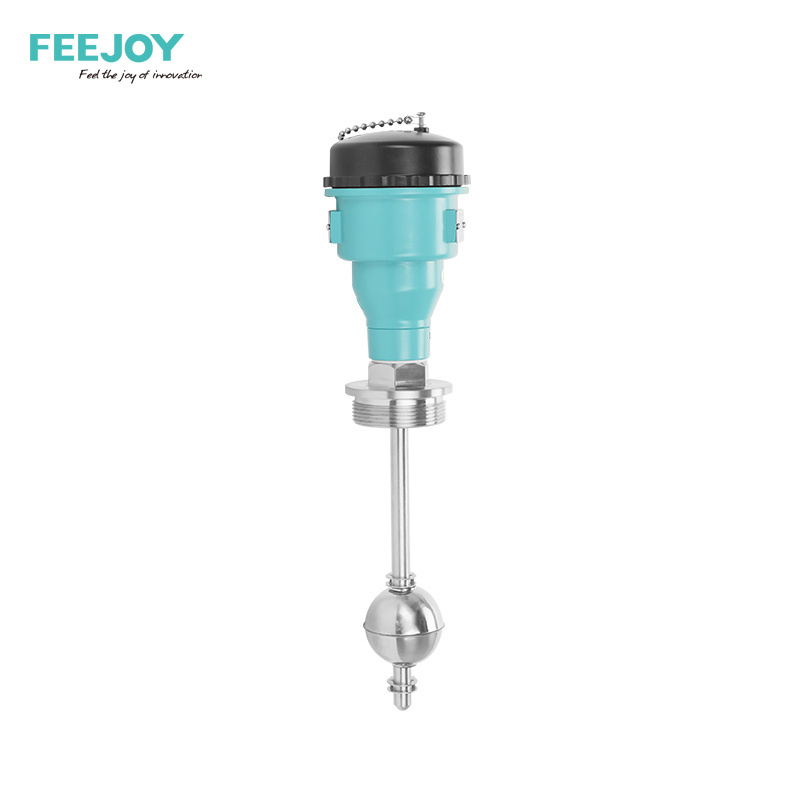 Magnetic Continuous Float Level Gauge SS316L Float Level Transmitter / sensor Water Tank Float Ball Water Level Meter Indicator