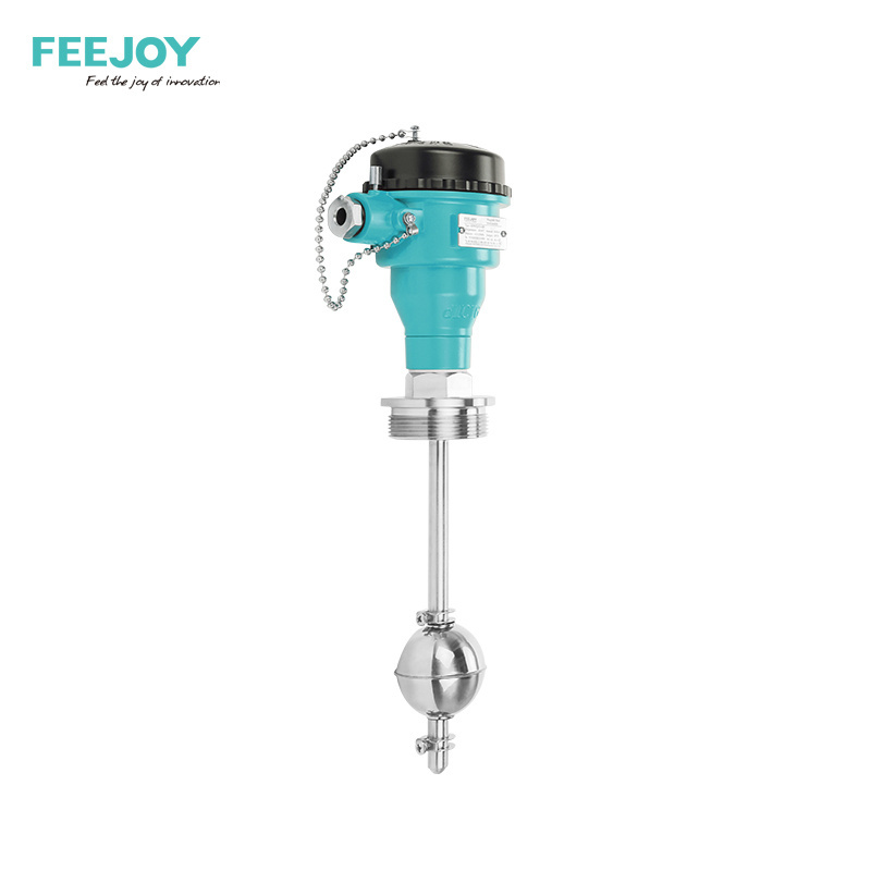 Magnetic Continuous Float Level Gauge SS316L Float Level Transmitter / sensor Water Tank Float Ball Water Level Meter Indicator