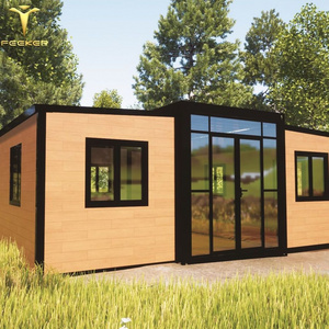 20ft folding expandable  container house 3 bedroom prefabrication folding tiny house modular home expandable container house