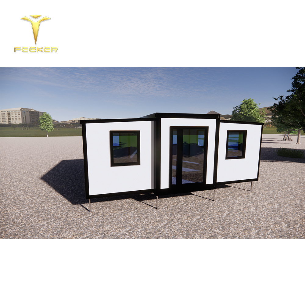 2 Bedroom House: A Luxury Flat Pack Prefabricated Cottage With Wheel Villa Hotel Container And Wooden Modular Cabins Estate