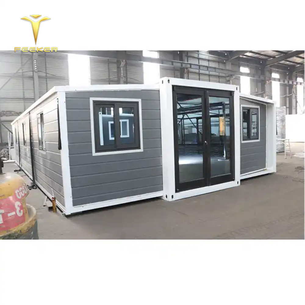 Coffee Shop 40ft Folding Living China Prefabricated Expandable Container Home