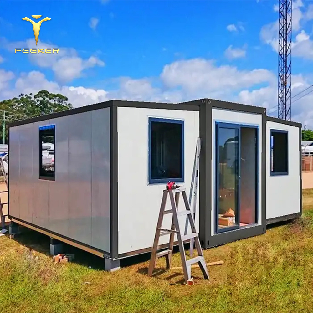 Coffee Shop 40ft Folding Living China Prefabricated Expandable Container Home