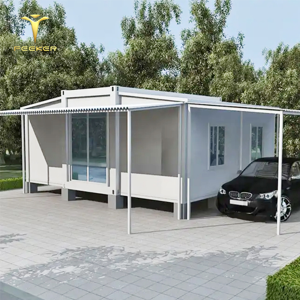 Light Steel Villa Expandable House Homes Convenient For Transportation Flat Pack Container