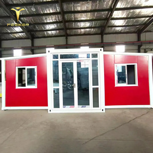 Light Steel Villa Expandable House Homes Convenient For Transportation Flat Pack Container