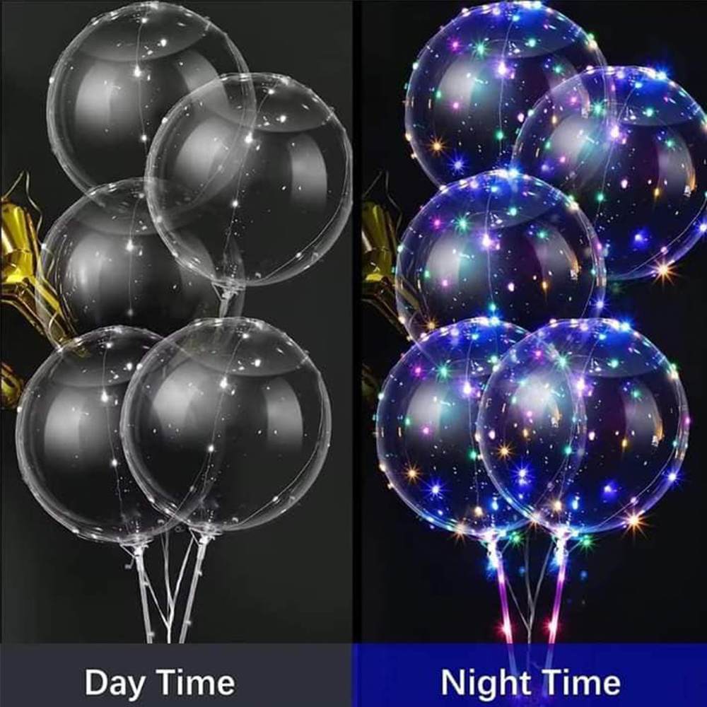 Flower Bubble Inflatable Jellyfish Balloon Ballons Led Bobo Balloons Rose Gold Balloom Helium Merry Christmas