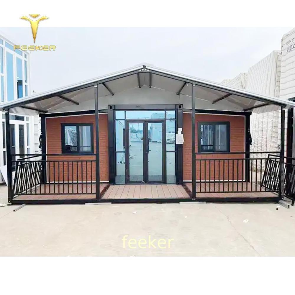 Tiny Home Already Done Shipping House Best Selling 20 Foot Mobile 40ft 2 Bedrooms Prefab Villa Expandable Folding Container