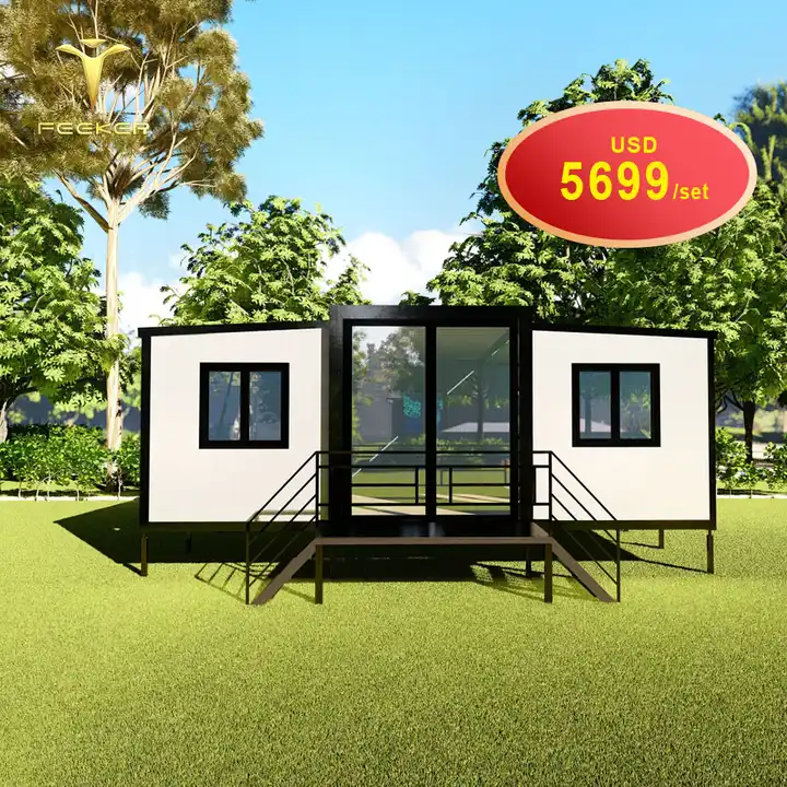 20ft 40ft Four bedrooms 3 bathroom  luxury australia 3 in 1 folding mobile homes 20ft expandable container house