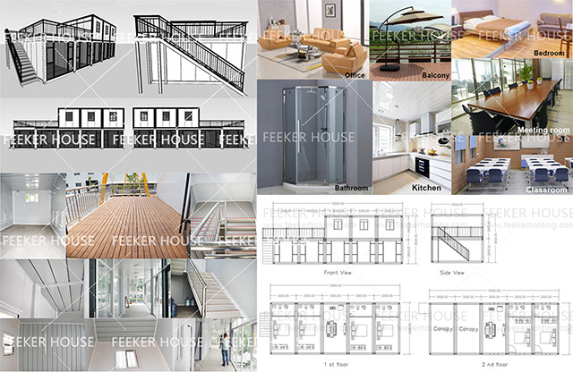 2020 Low Cost China Prefabricated Homes Houses Prefabricated Homes Modern Container House Prices