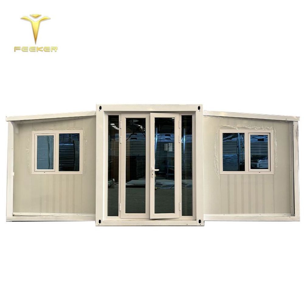 High Quality Wooden,Log Expande Le 30 X Ft Expandable House 40 Foot Container With 3 Bedroom