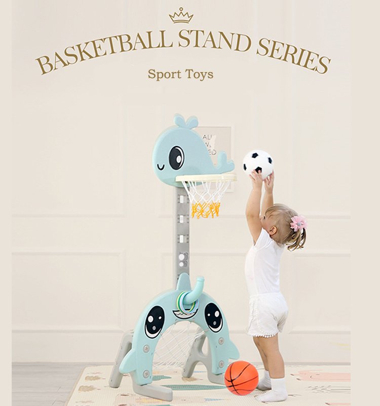 Feelbaby indoor plastic mini kids basketball hoop stand