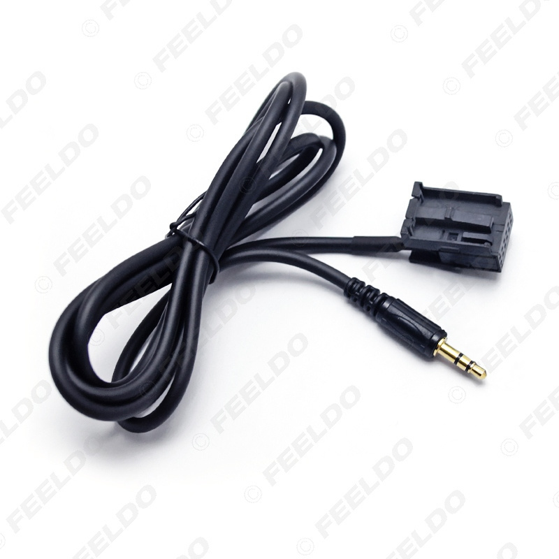 Car Accessory CD 3.5mm Aux Cable Harness Adapter for Ford Focus Fiesta Mondeo PUMA MK2 MK3 S-MAX