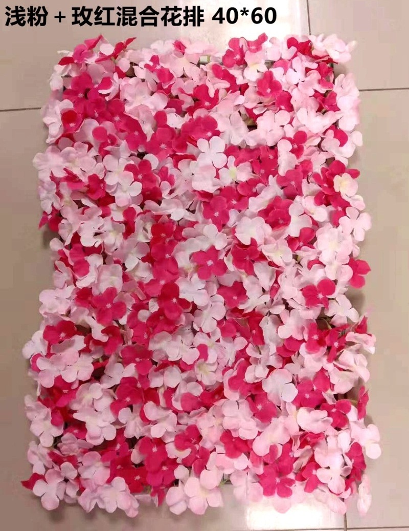 Wholesale Cheap 3D Effect Flower Wall  Design Wall Tiles Artificial Flower Panel for wedding