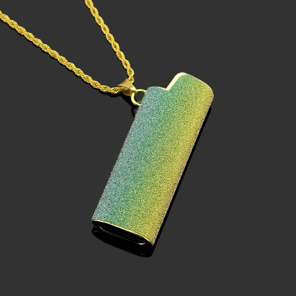 Creative Wholesale Lighter Case Pendant Lighter Necklace For Men