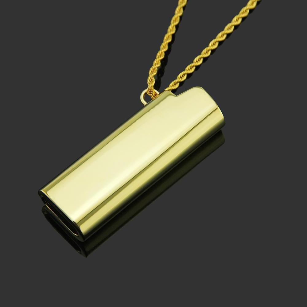 Creative Wholesale Lighter Case Pendant Lighter Necklace For Men