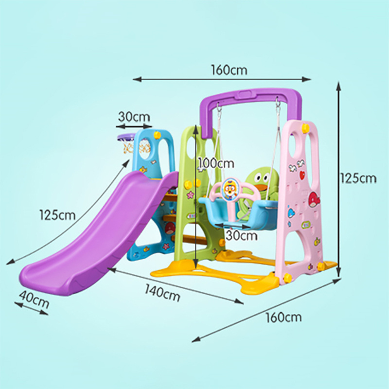 Feelkids home use multi-color new design  kids indoor baby toy slide