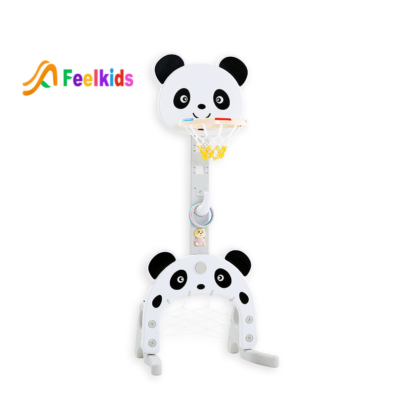 Feelkids hot sale plastic mini indoor children portable basketball hoop stand