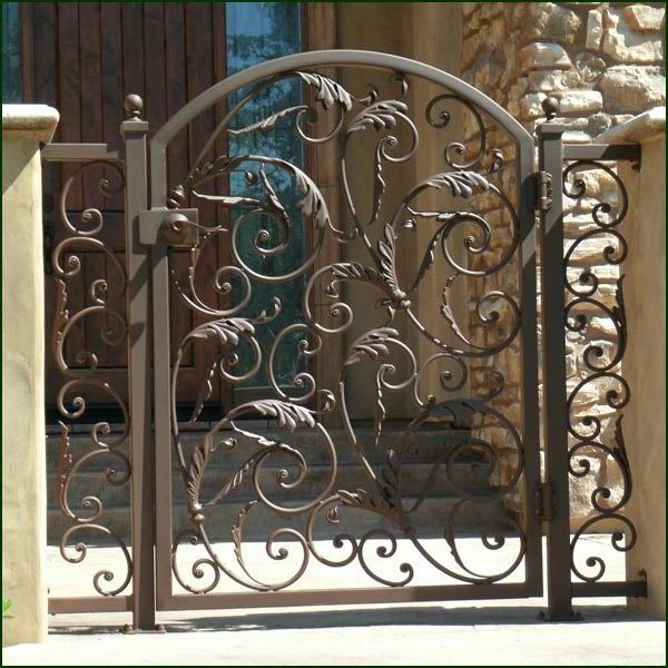 electric wrought iron gate FG-051