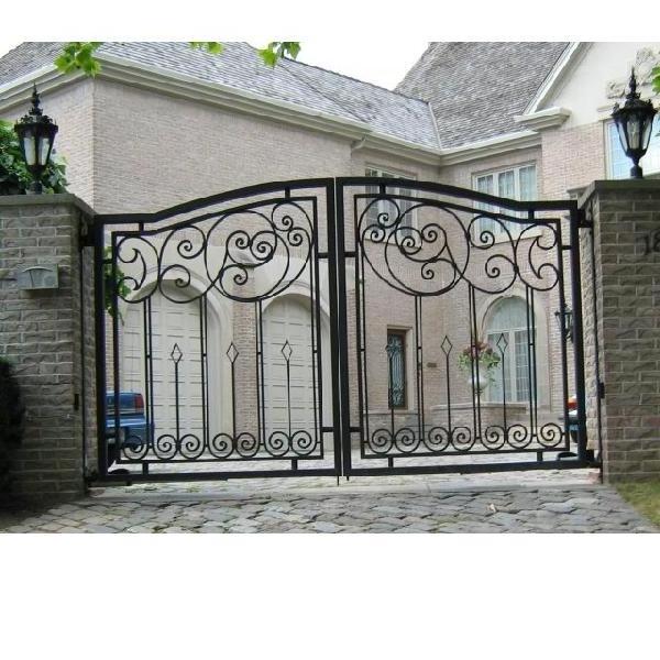 electric wrought iron gate FG-051