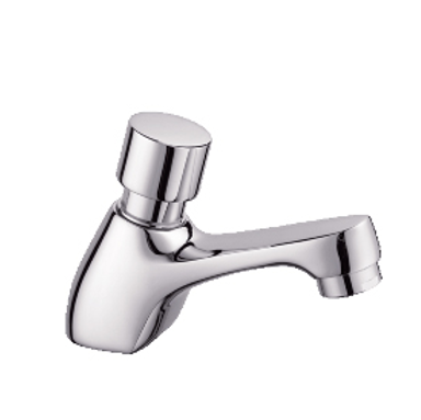 Water saving time delay lavatory faucet Grifo de retardo valve