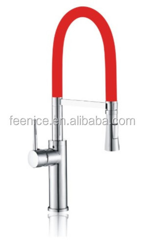 Feenice factory colorful flexible pipe kitchen faucet