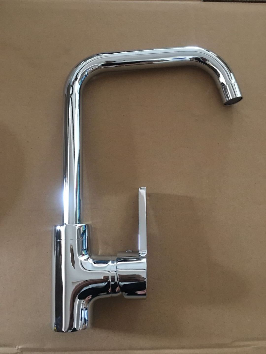 Feenice cheap copper stainless steel brass sink basin mixer for project hotel construction faucet