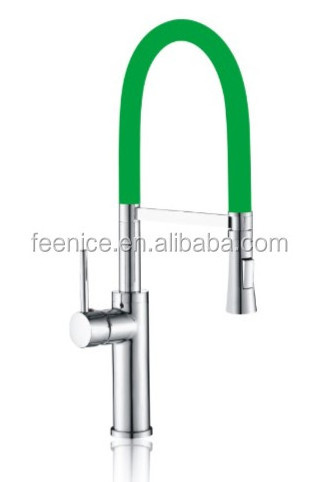 Feenice factory colorful flexible pipe kitchen faucet