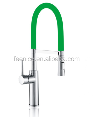 Feenice factory colorful flexible pipe kitchen faucet