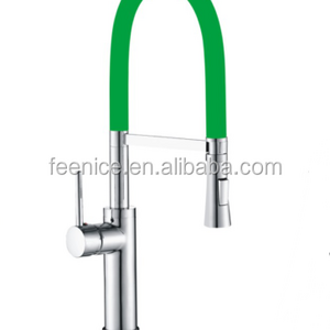 Feenice factory colorful flexible pipe kitchen faucet