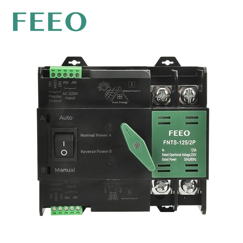 FEEO  FNTS-125 2P 400V 125A Automatic Transfer Switch ATS For Generator