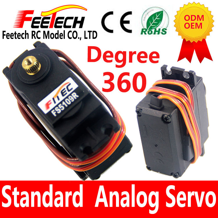 FEETECH FS5109R 10kg Metal Gear for 360 Degree Continuous Rotation Servo Motors