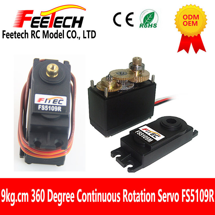 FEETECH FS5109R 10kg Metal Gear for 360 Degree Continuous Rotation Servo Motors