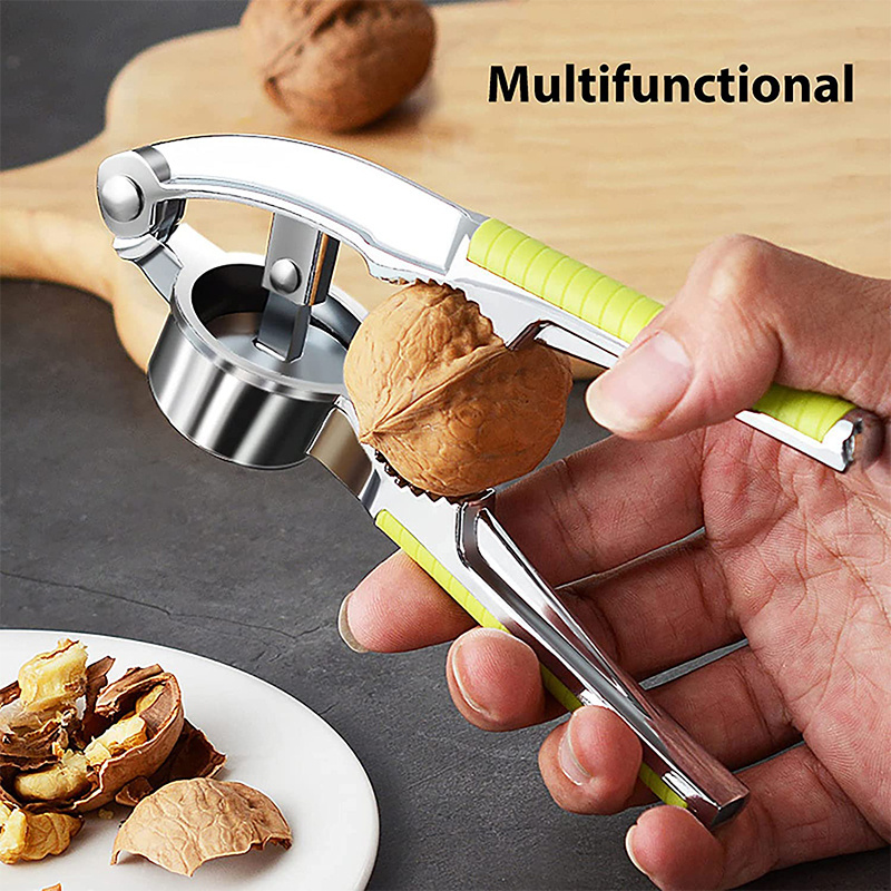 kitchen gadgets Zinc Alloy stainless steel Peeler 2 in 1 garlic press Garlic Press Crusher