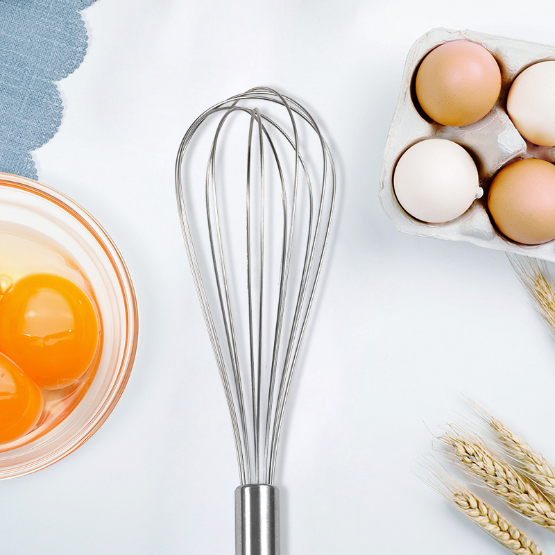 Kitchen Manual Stainless Steel Hand Wire Egg Whisk Beater for Baking