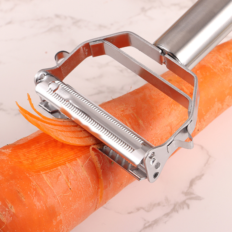 kitchen gadgets multi-purpose stainless steel Julienne Peeler Vegetable carrot potato paring peeler for kitchen