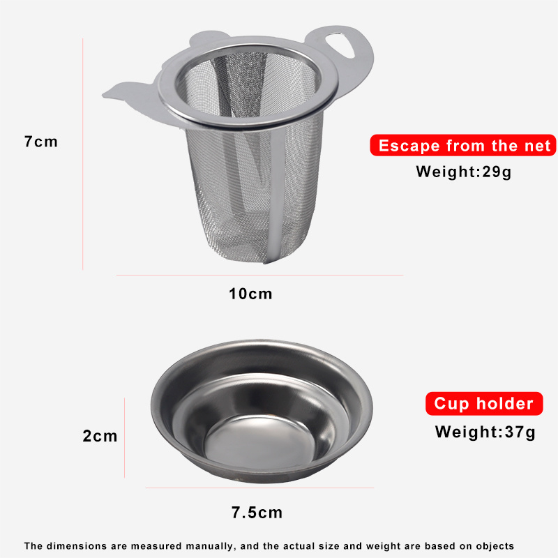 Stainless Steel Tea Strainer Mesh Filter Infuser tea strainers for loose tea