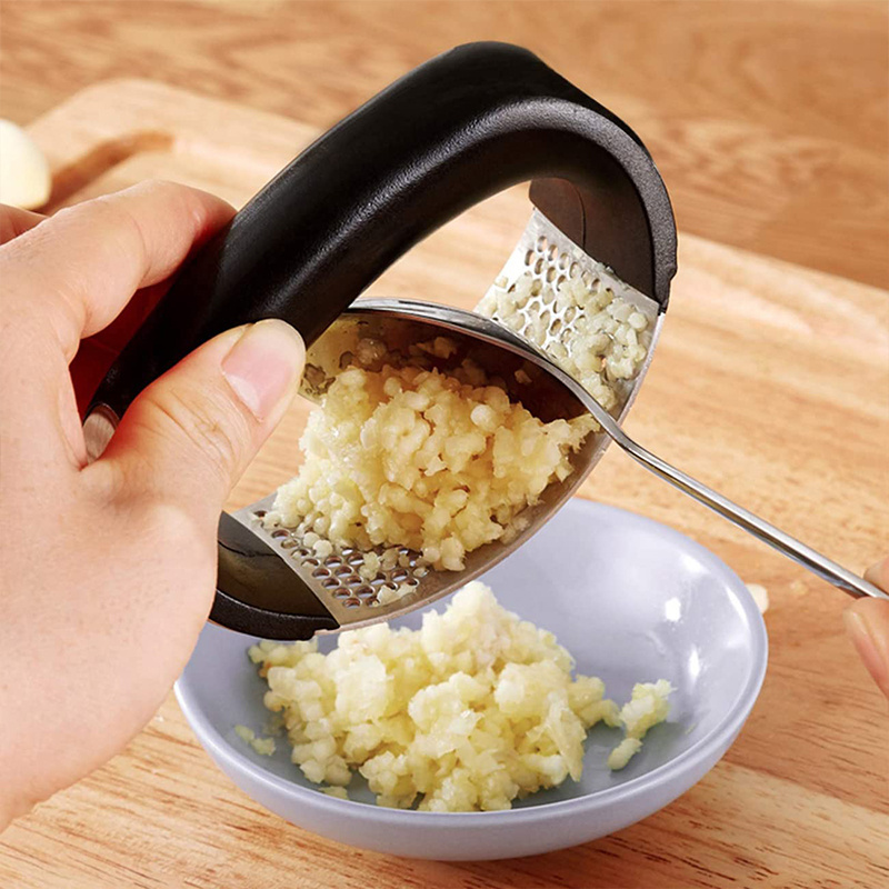 Hand Press Manual Plastic Stainless Steel Garlic Press Tool garlic masher crusher presses