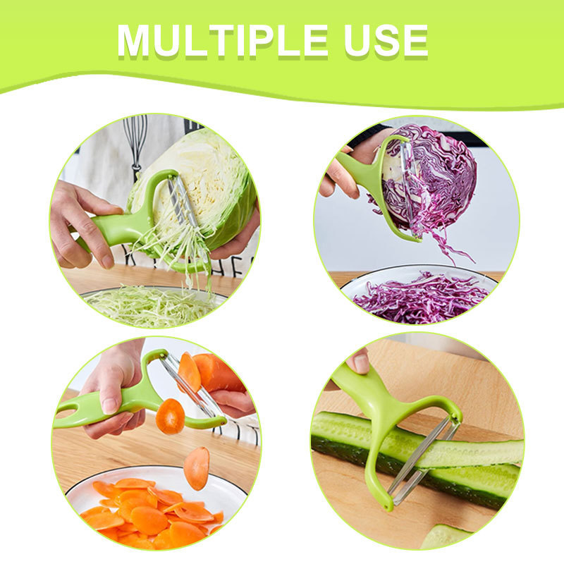 Kitchen gadgets manual Wide Mouth Vegetables Peeler Cabbage Grater slicer shredder Fruit Peeler