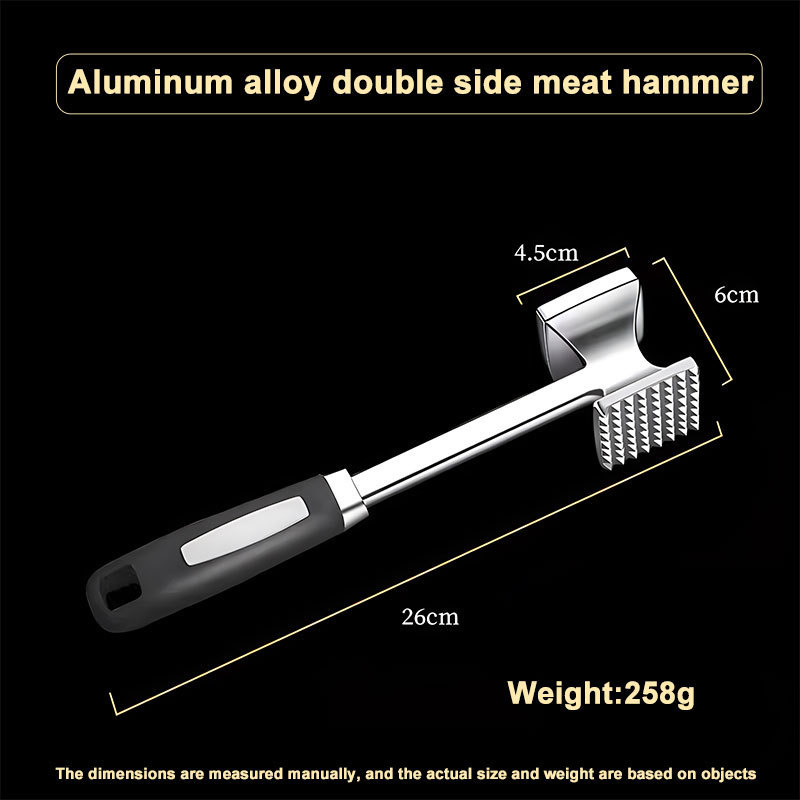 aluminum Alloy Beef Steak Meat Tenderizer Hammer meat hammer tool for Chicken Beef Pork