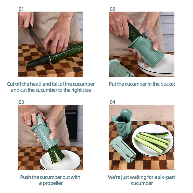 household vegetable slicer kitchen cucumber Strawberry slicer cucumber cutter