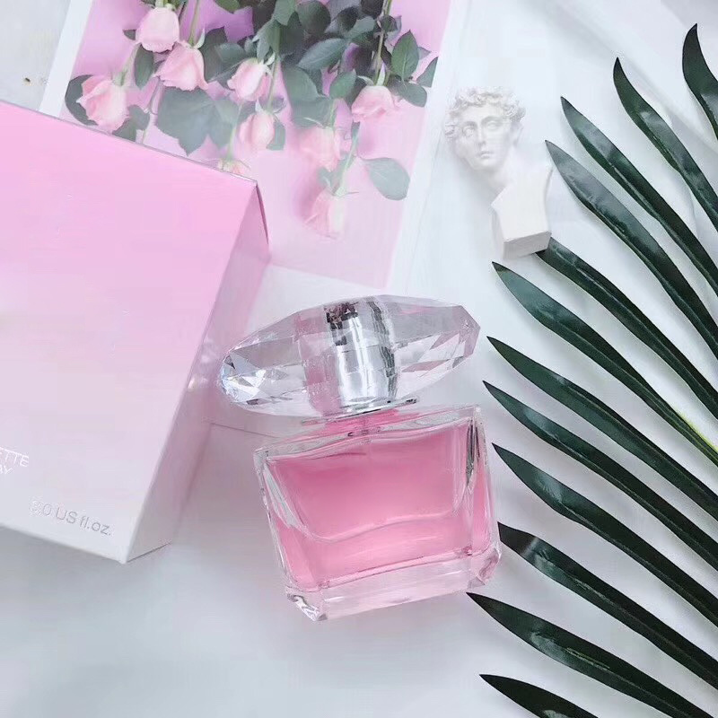 Women 90ML Perfume CRYSTAL Lady Perfume Lasting Fragrance Natural Flower Fruit Flavor Eau De Toilette Parfum Free Fast shipping