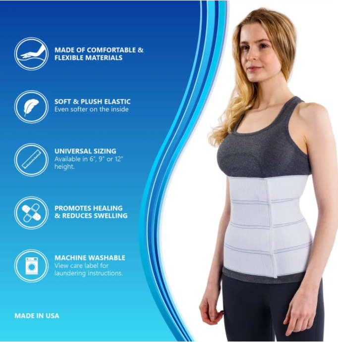 Customs Waist Postpartum Belt Compression Wrap Postpartum Belly Band  Abdominal Binder Belt