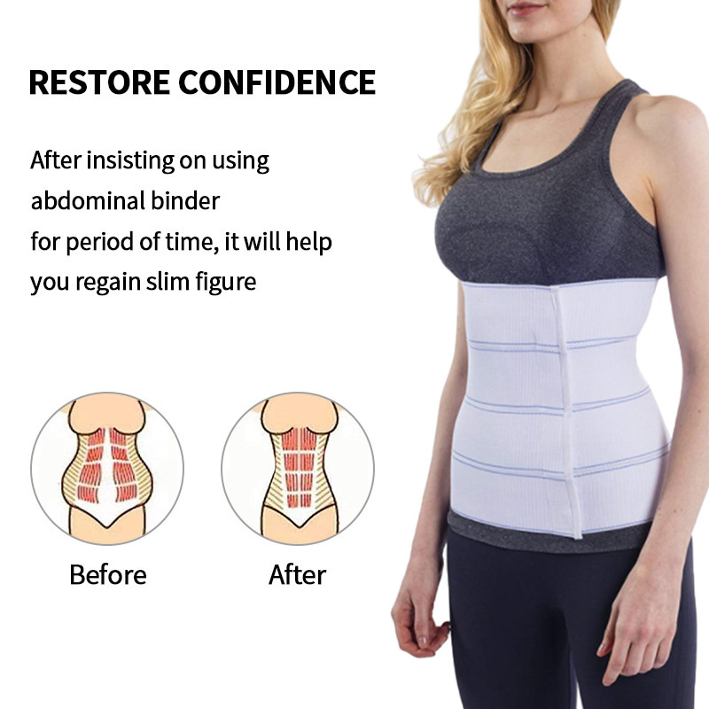 Customs Waist Postpartum Belt Compression Wrap Postpartum Belly Band  Abdominal Binder Belt