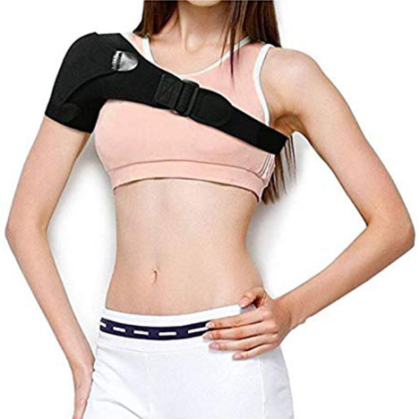 FSPG  Adjustable pressure sports shoulder protector Single-shoulder sports shoulder strap protector