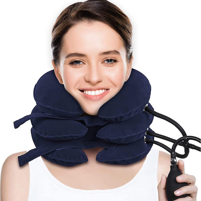 Hot Sale Air U Type Neck Traction Relive Soft cervical collar Neck Support Cervical Traction Device