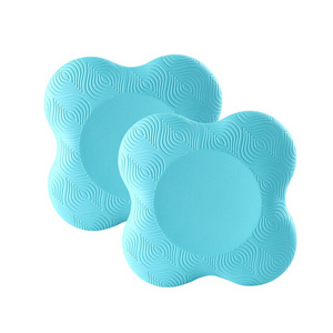 Wholesale PU EVA Hands Elbow Protective Balance pilates kneeling pad hassock fitness yoga cushion knee pads