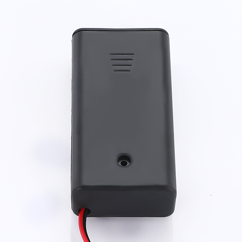 2AA battery holder with cover and switch 3V AA battery Box/Holder/Case with 150MM wire AA battery holder box